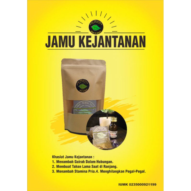 

JAMU KEJANTANAN MBK INNA