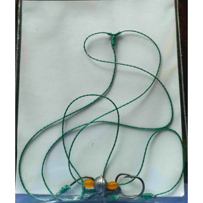 Rangkaian Pancing Bawal Siap Pakai Rakitan Bawal Benang Pe Kail Bawal Anti Gigit