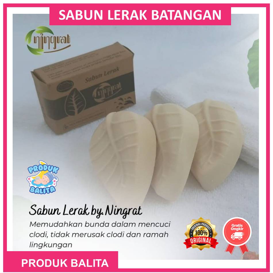 Ningrat Sabun Lerak Batang Sabun Cuci Clodi Sabun Cuci Menspad Sabun Lerak Ningrat Batangan