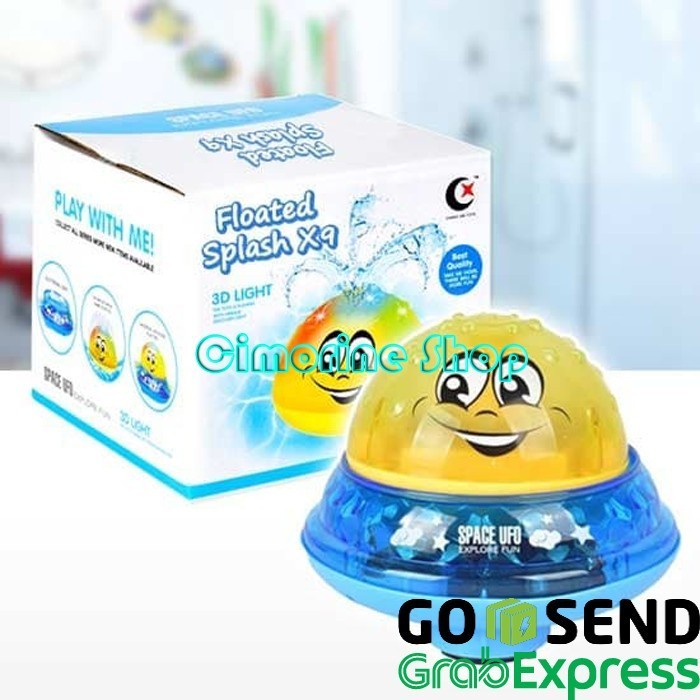 QUALITY ready stock instant gosend grab Whale Bath Sprinkle Toy