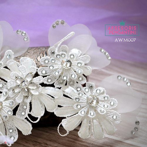 [READY STOCK] HEADPIECE PENGANTIN AKSESORIS WEDDING HIASAN RAMBUT HAIRBAND AWM007