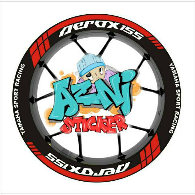 (COD) Stiker Motor Lis Velg Motor sticker cutting List velg motor stiker cutting velk aerox
