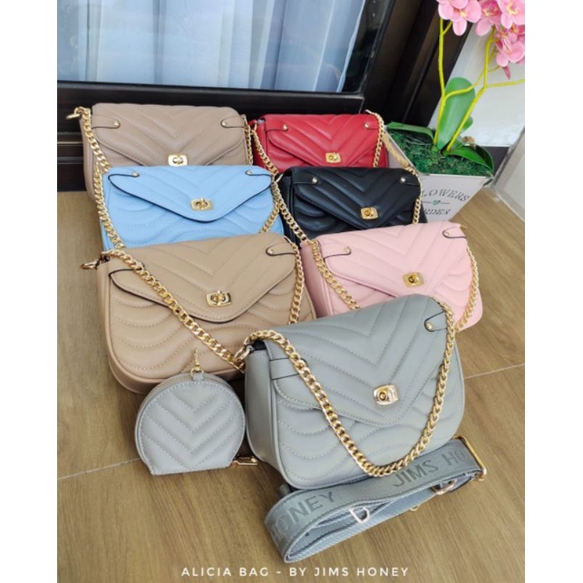 ALICIA BAG JIMSHONEY TAS PESTA KONDANGAN MEWAH DAY TERBARU ORIGINAL