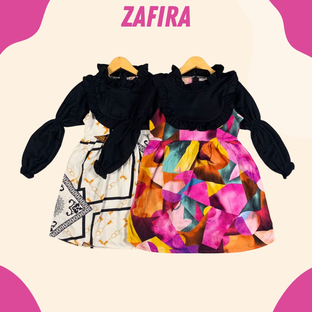 2-4TH GAMIS ANAK ZAFIRA LONG DRESS ANAK PEREMPUAN GAMIS ANAK PEREMPUAN BY BOBO KIDS