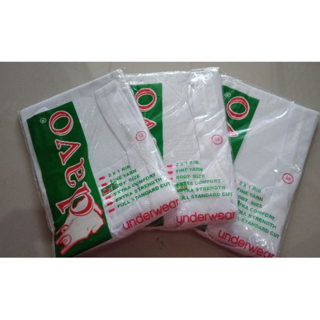 1 Pcs SINGLET DAVO Kaos Dalam / Pria Kaos Singlet Brand Original Kaos Dalam Murah