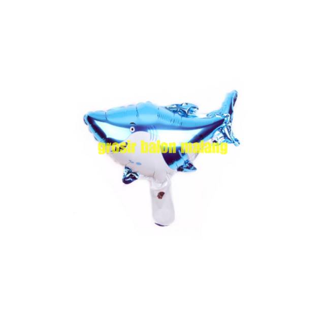 Balon foil baby shark mini/ikan hiu