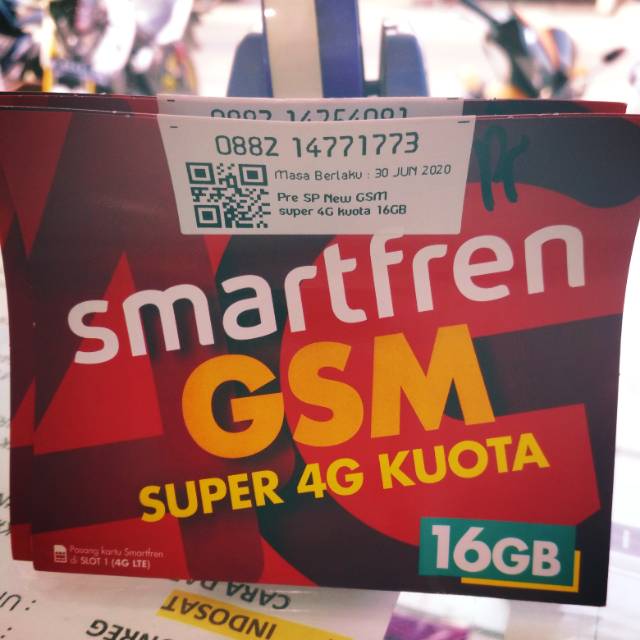 PERDANA INTERNET SMARTFREN 16 GB 4G
