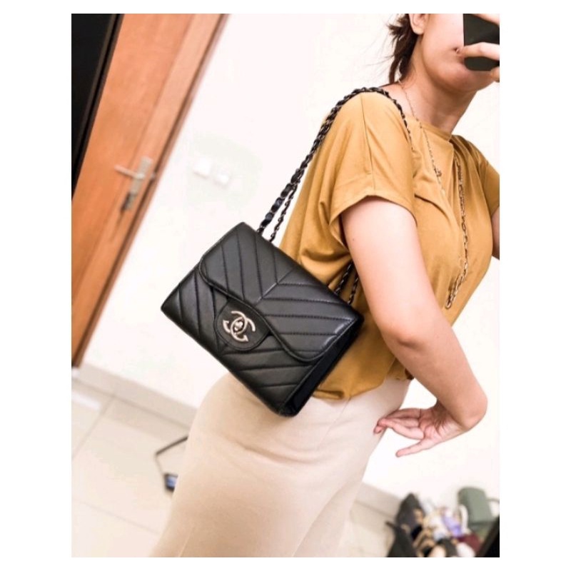 CNL BOX KOREAN BAG FASHION BAG