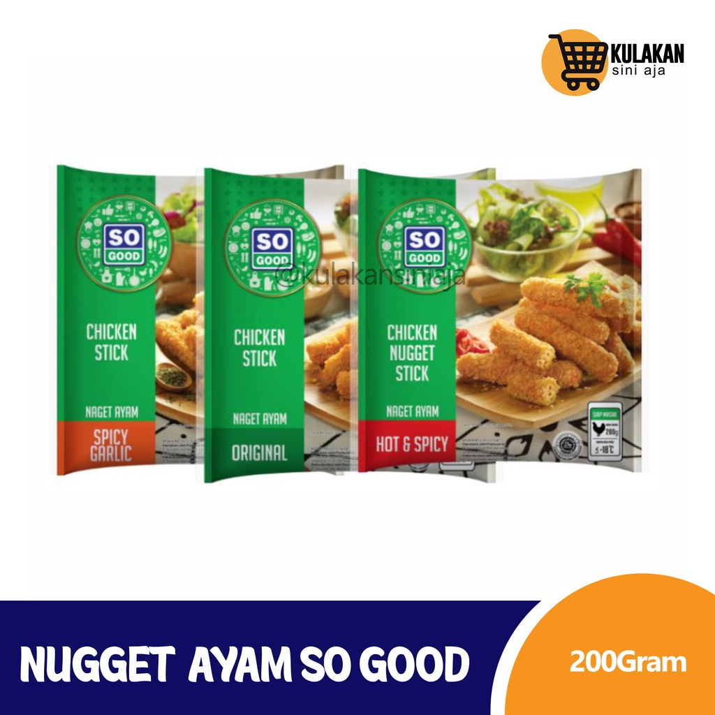 

So Good Stick Nugget Ayam 200gr