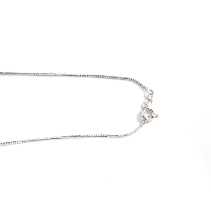 Dparis rantai kalung wanita silver