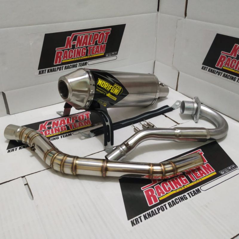 KNALPOT NORIFUMI ROCKET4 free DB killer  CRF DTRACKER KLX