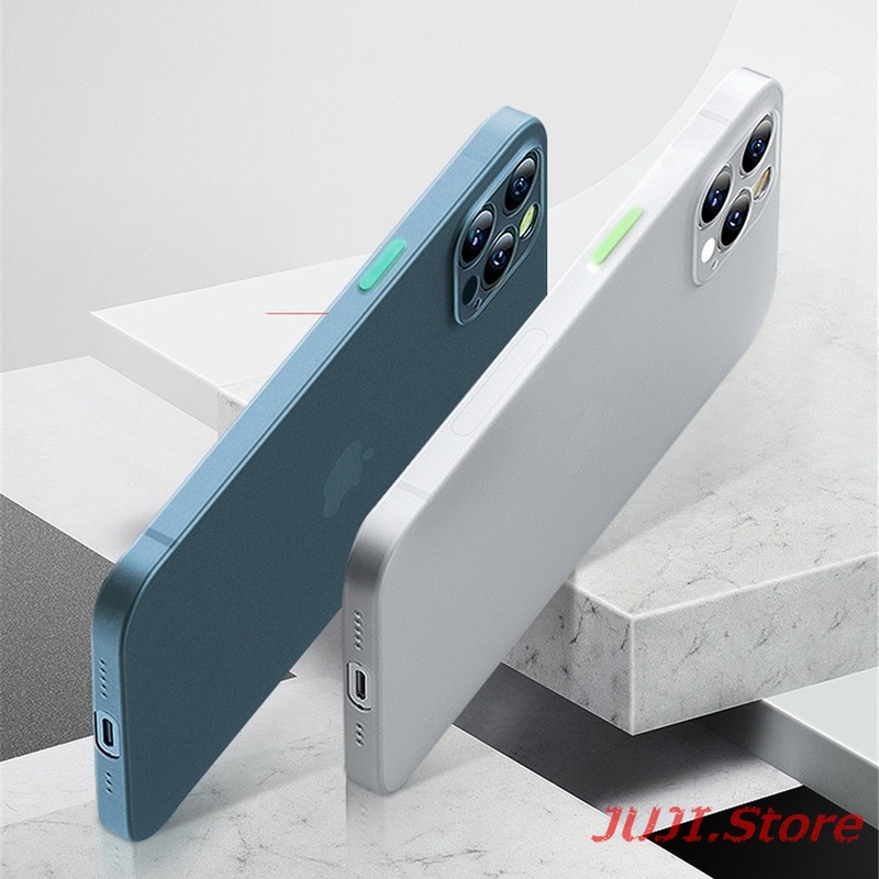 Hard Case Pc Matte Ultra Tipis Shockproof Cover Iphone 12 Mini 11 Pro 12pro Max Xs Xr X 7 8 Plus Se 2020