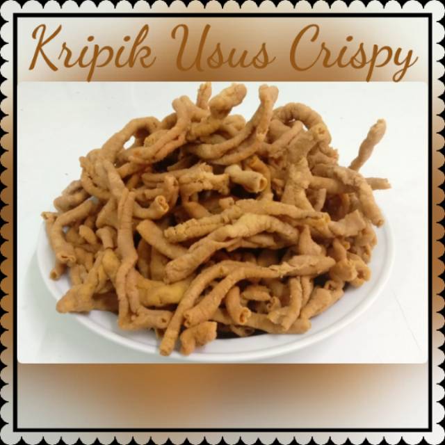 

Kripik usus ayam crispy