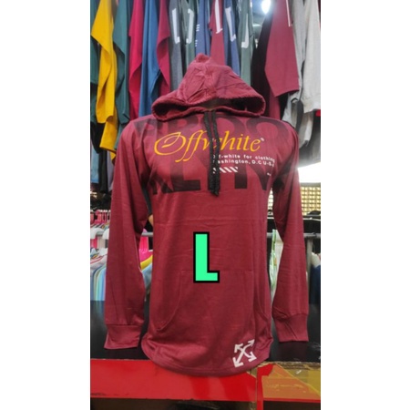 Sweater hoodie distro ukuran L pria