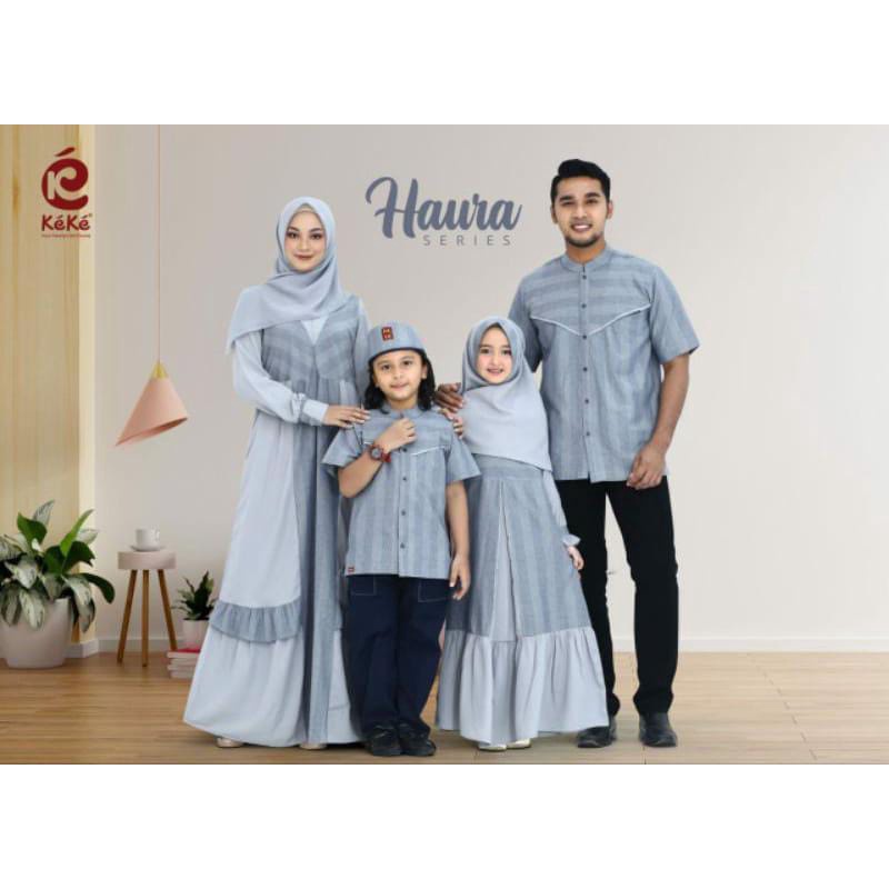 Sarimbit Keke Terbaru 2022 - Haura Series Blue Gray