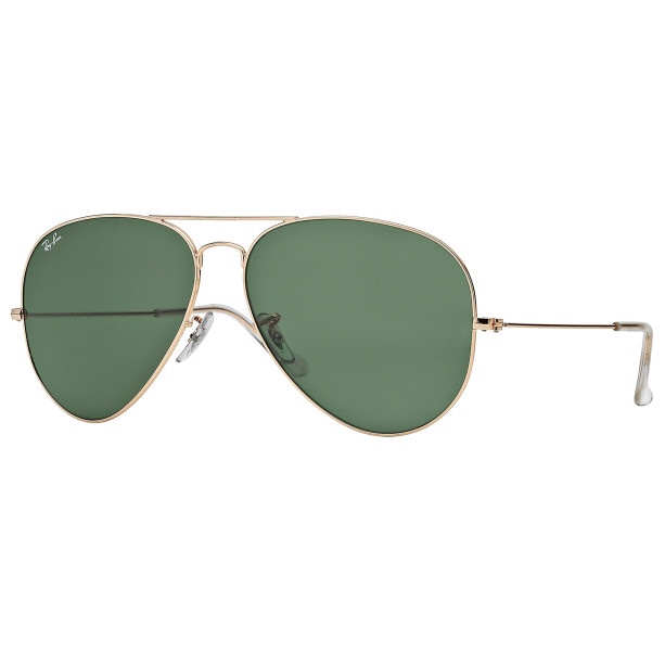 Ray-Ban Sunglass Aviator Large RB 3026 L2846 62 Gold w/ Green