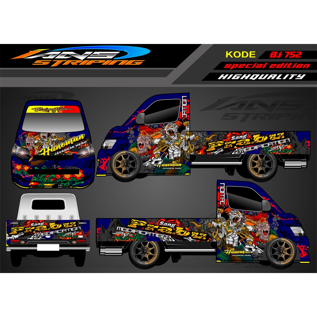 DECAL STICKER MOBIL PICK UP GRANMAX , CARRY , L300 / DECAL PICK UP / DECAL GRANMAX / DECAL STICKER MOBIL