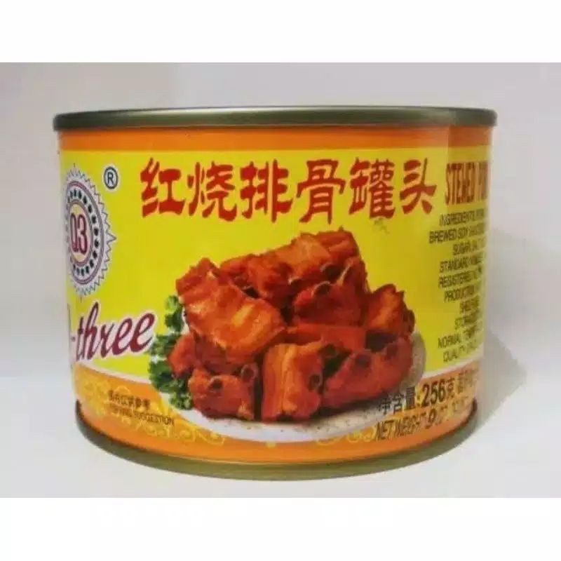 

Q3 STEWED PORK CHOPS 256GRAM KALENG KECIL PAIKUT IGA BABI KALENG PORK CHOPS