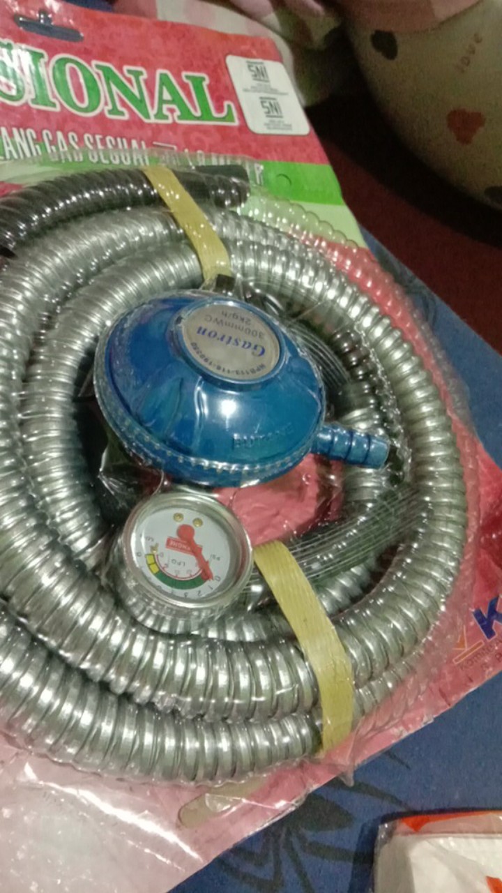 Nasional Gas Regulator Dan Selang Kompor Gas 1.8 Meter Winn Miyako