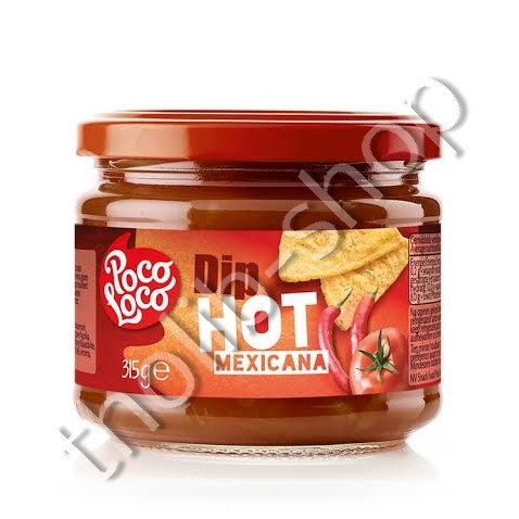 

poco loco salsa dip hot mexicana 315 gram