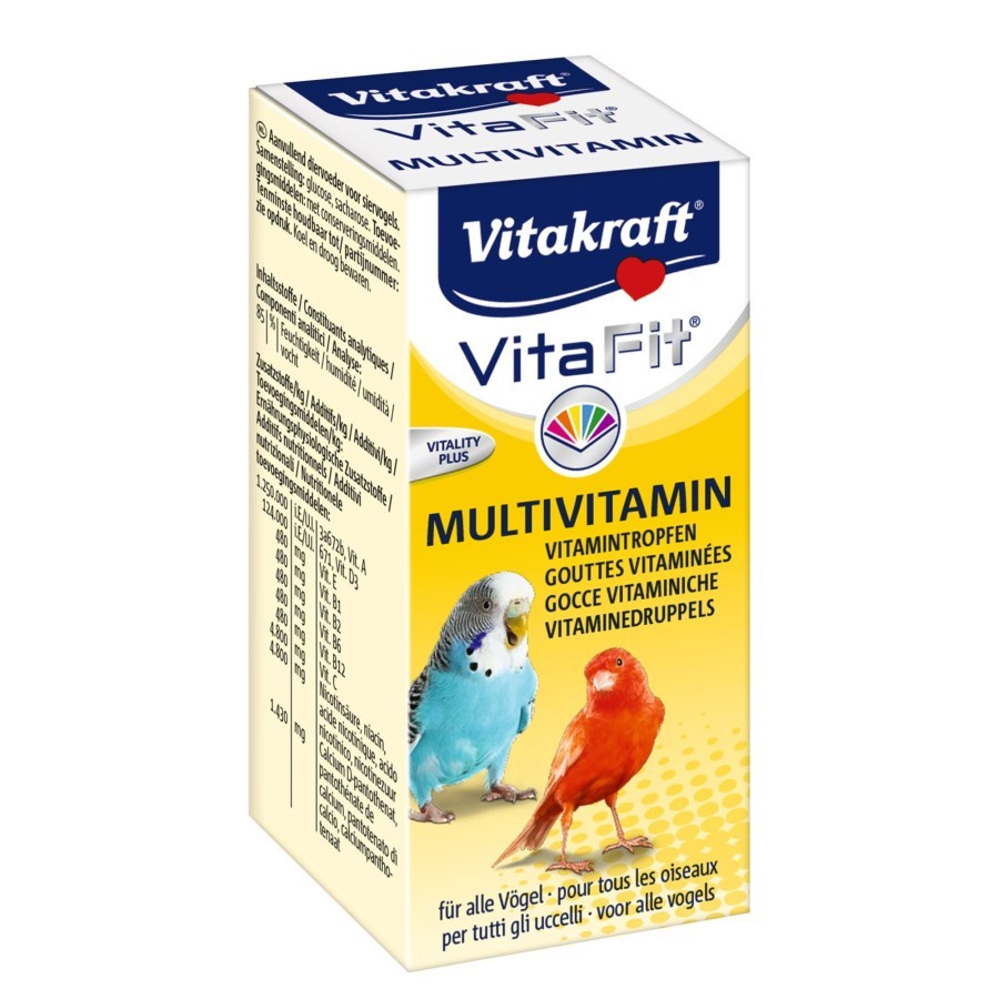 Vitakraft Vita Fit Multivitamin 10 ml Obat Burung Kenari Parkit 10ml