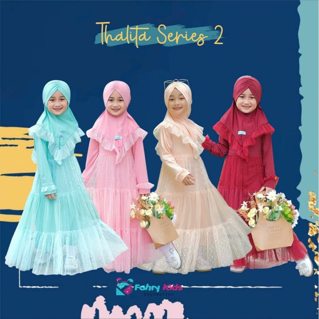 Gamis Set Thalita Series By Fahry Kids