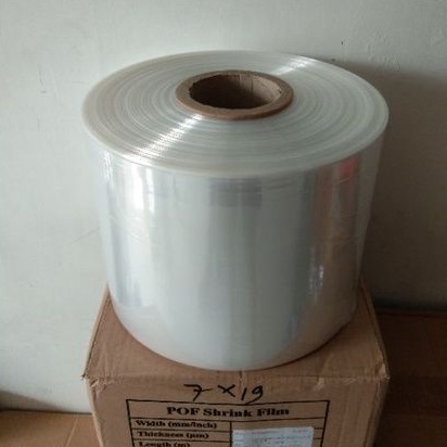 plastik segel shrink pof plastik buku majalah 18cm x 1067meter