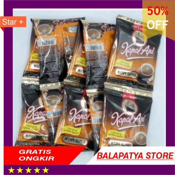 

STOK SISA 9 SAJA ! BURUAN !!! Kapal Api Kopi Susu 1 Renceng Isi 10 Sachet