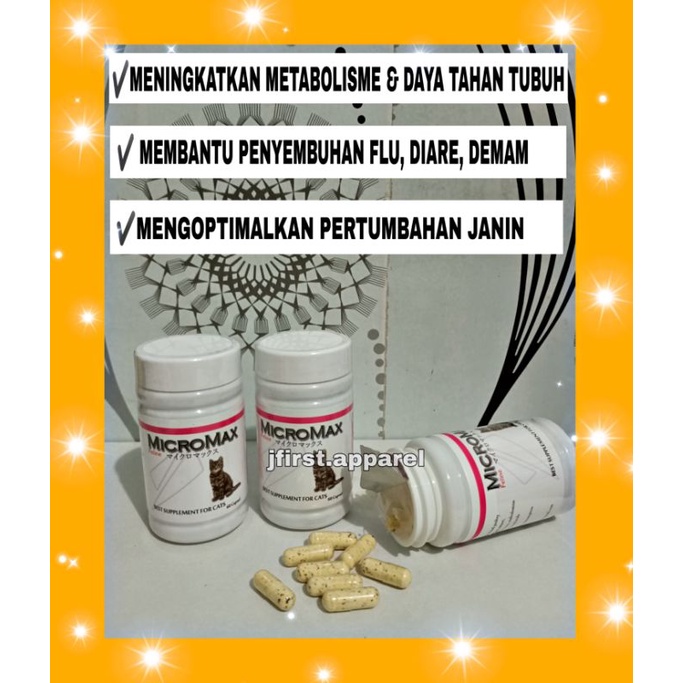 VITAMIN KUCING MICROMAX ANTI FLU | MICROMAX FELINE | VITAMIN KUCING