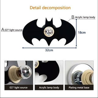 Lampu Led Tidur  Lampu Dekorasi  Batman  Shopee Indonesia