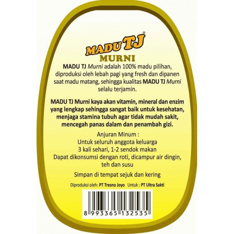 Tresno Joyo Madu TJ Murni - 150 gr