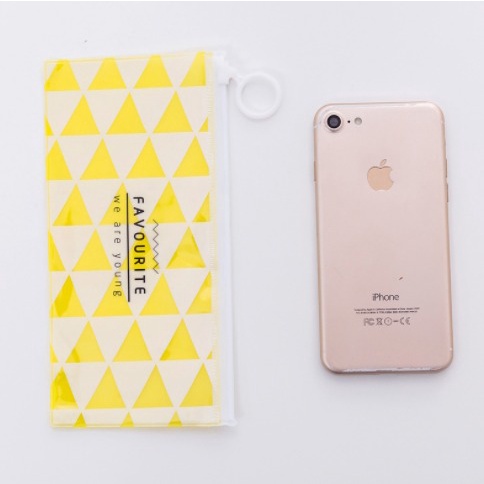 COD - S656 Tempat Pensil Zipper Transparan / Zipper Bag / Pouch Zipper / Tempat Kosmetik Zip-3