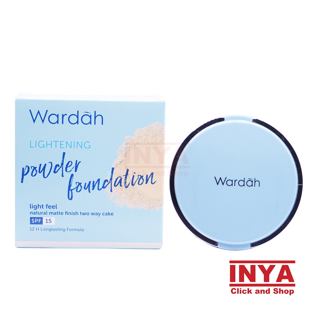 WARDAH LIGHTENING POWDER FOUNDATION 02 GOLDEN BEIGE 12gr SET