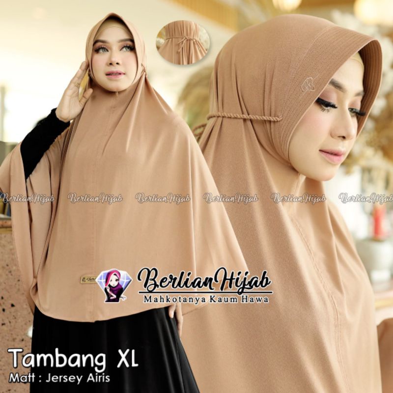 Bergo tambang XL ORI berlian hijab