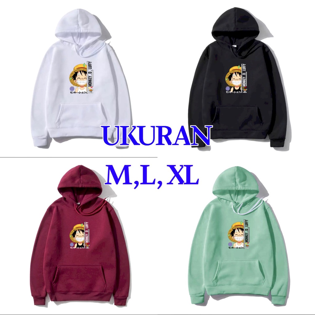 Asgard777 - Hoodie LUFFY NYENGIR ONE PIECE / Hoodie cowok / Hoodie pria / hodie / sweater / sweater pria / sweater polos / hoodie cewek