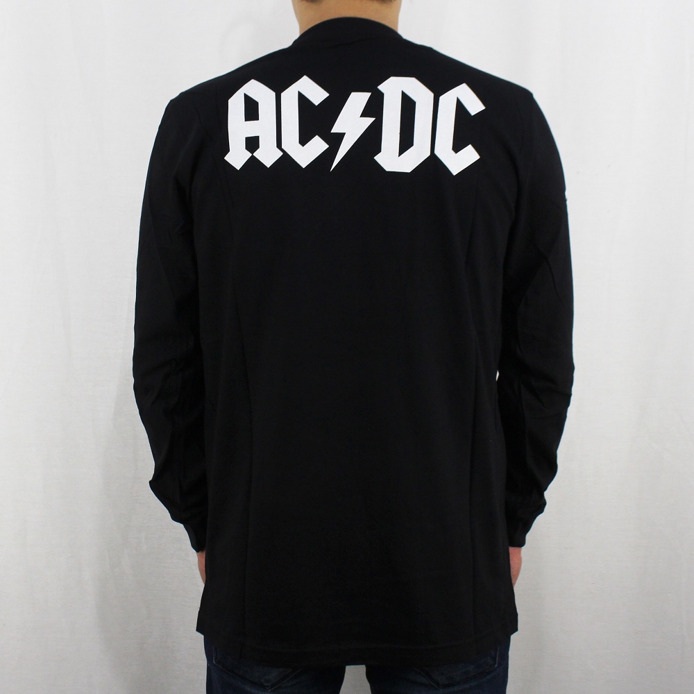 BAJU MUSIK ACDC LENGAN PANJANG 02 - BAJU LENGAN PANJANG ACDC - LONGSLEEVE PRIA MUSIK - LONGSLEEVE MUSIK - BAJU MUSIK LENGAN PANJANG - BURGERKILL - JASAD - JERUJI - IRON MAIDEN - BLACK SABATH - SERINGAI - JERUJI -  METALLICA