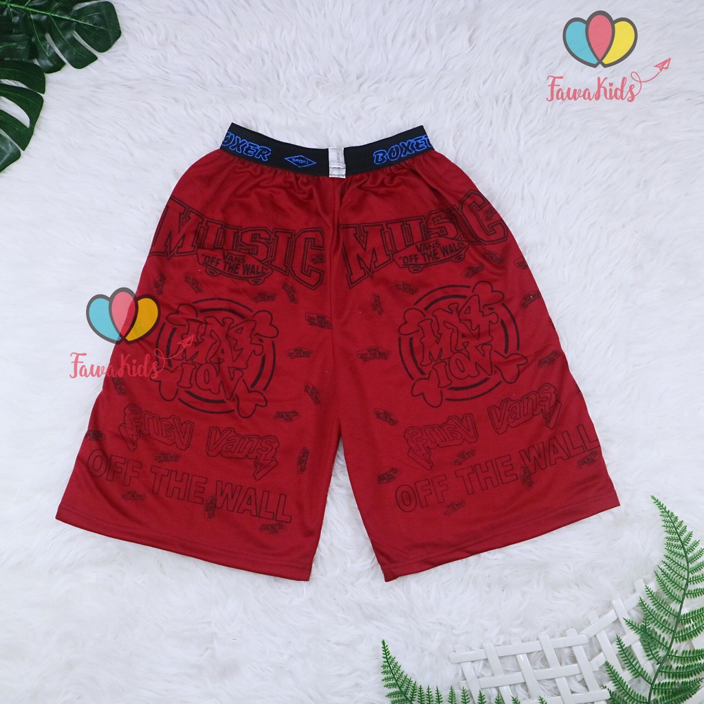 Celana Boxer Uk Dewasa / Pants Santai Kolor Motif Pendek Model Street Adem Pria Harian Outfit Laki