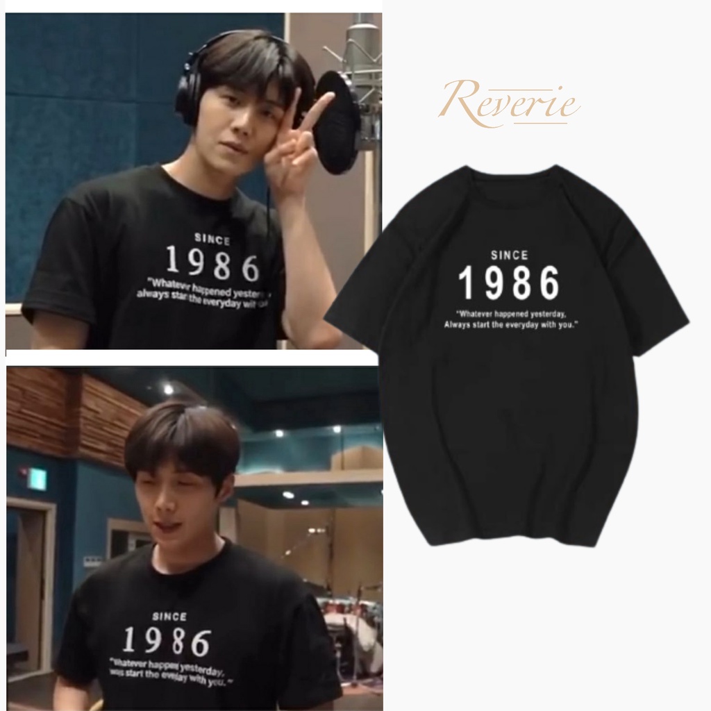 TSHIRT KAOS KIM SEON HO KSH SINCE 1986 QUOTES DRAKOR HOMETOWN CHACHACHA HONG BANGJANG HONG DU SIK KP