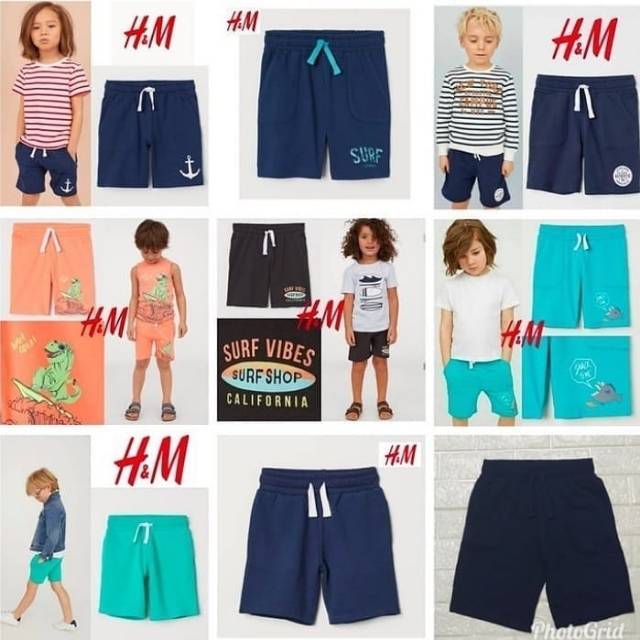 HNM SHORT PANTS / H&M CELANA PENDEK ANAK LAKI / CELANA BRANDED ANAK LAKI HNM MURAH