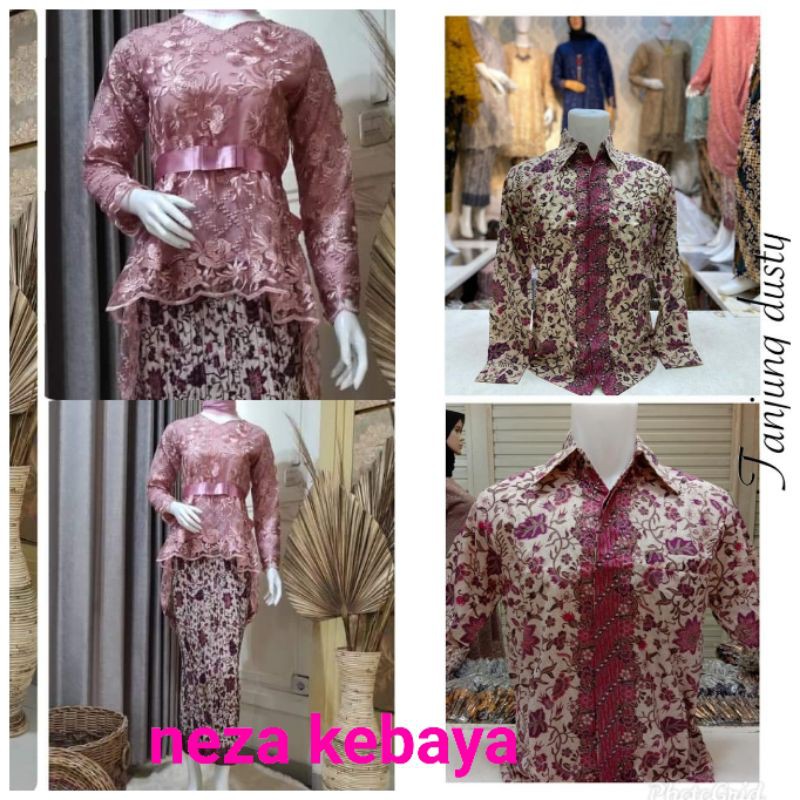 REAL PICT COUPLE TUNANGAN/KEBAYA COUPLE KELUARGA/KEBAYA ORIGINAL/BY LC