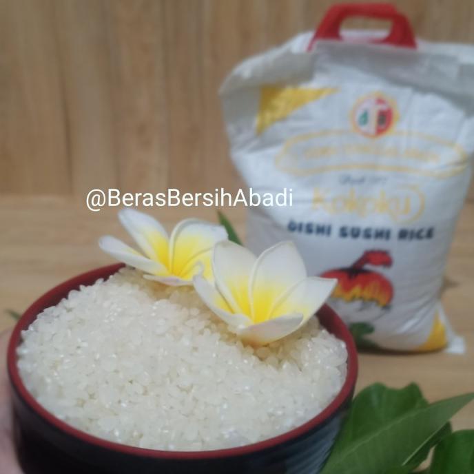 

Beras Jepang KOKOKU OISHI SUSHI RICE 5 kg (Japanese Rice -Beras Sushi)