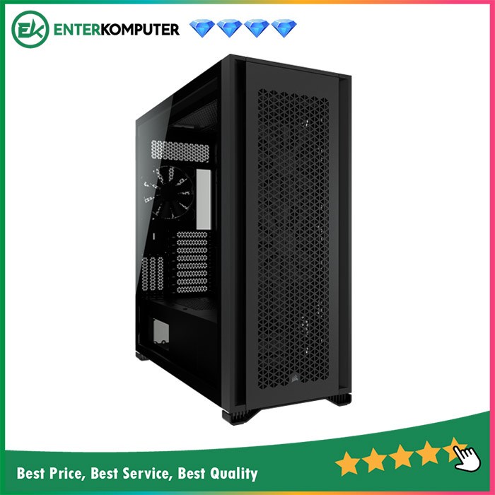 Casing Corsair 7000D Airflow Tempered Glass (Black/White)