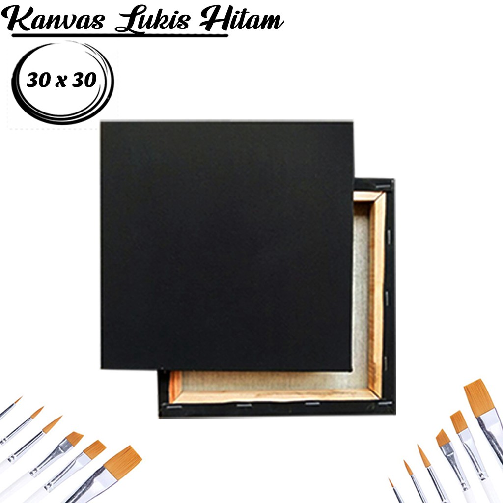 

Kanvas Lukis 30 X 30 Stretched Canvas Medium Texture