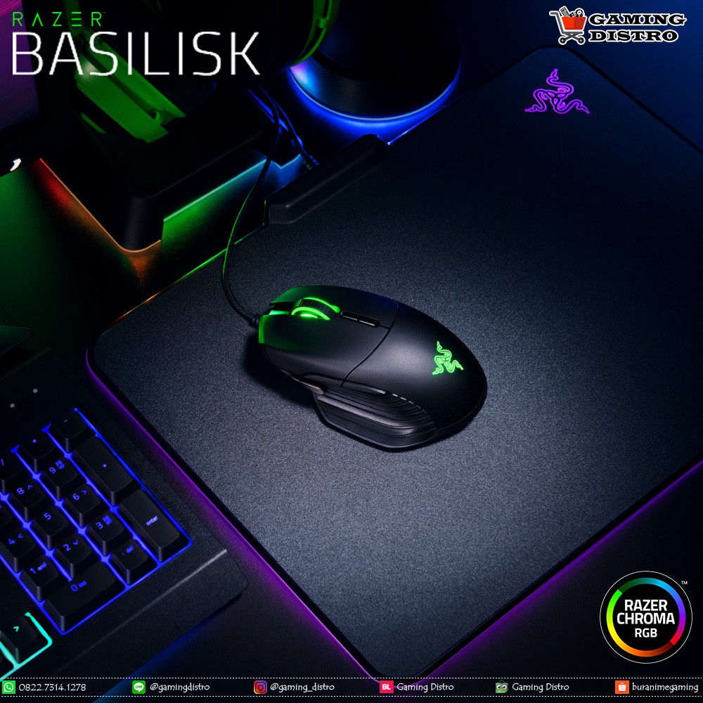 Mouse Gaming Razer Basilisk - Razer Basilisk Chroma