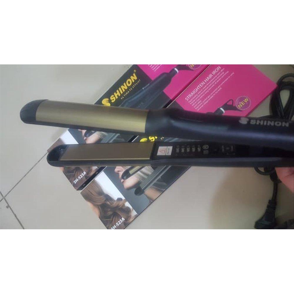 CATOKAN SHINON 523 PLAT SLIM LURUS /GERIGI /CRIMPER ,CATOKAN CURLY 2in1 ori awet dijamin