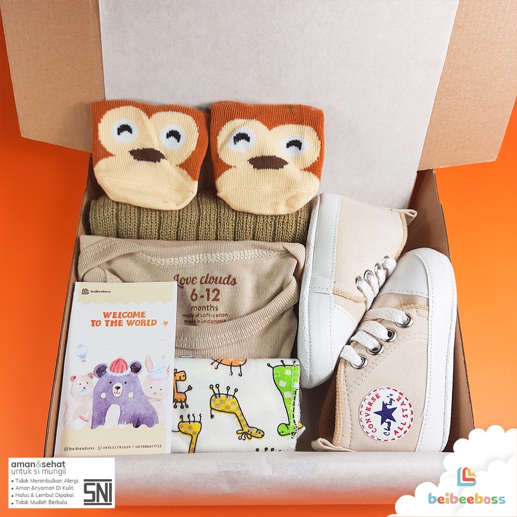 KADO BAYI / HAMPERS BAYI NEWBORN / KADO BAYI / BAJU BAYI/ HAMPERS BABY /GIF BOX BAYI PEREMPUAN / KADO BAYI CEWEK / KADO BAYI COWO / Baju Bayi Perempuan-STAR COKSU