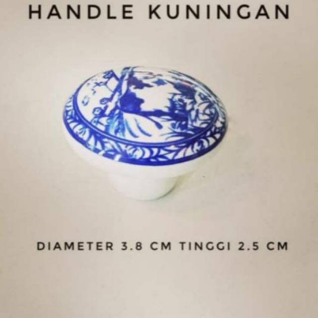 Handle Keramik / Tarikan Lemari / Tarikan Laci 107WF-101