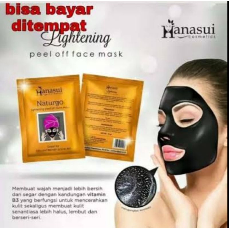 MASKER NATURGO HANASUI/ HANASUI MASKER NATURGO/MASKER LUMPUR NATURGO