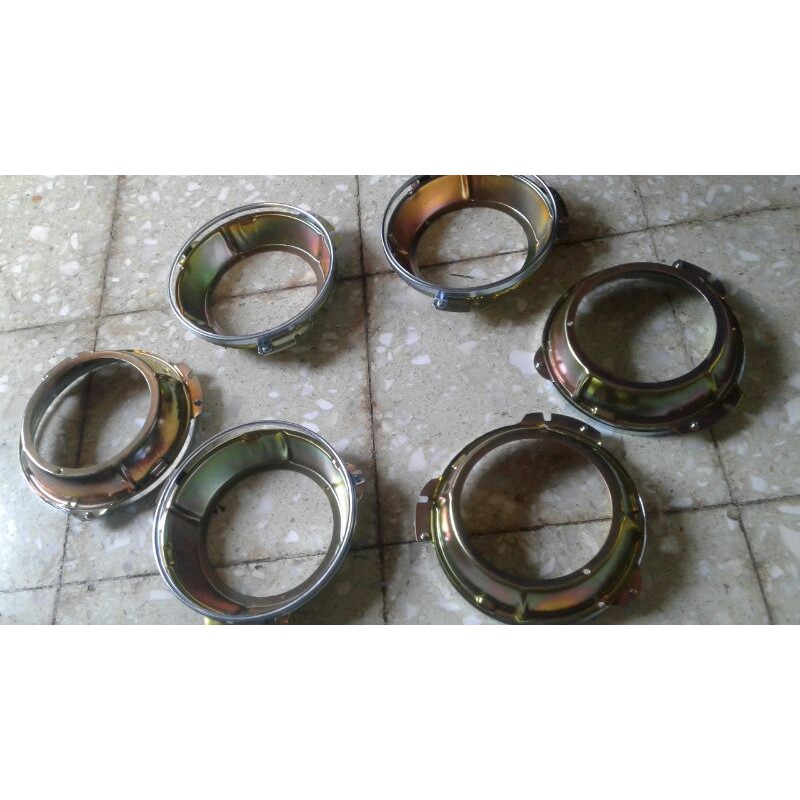 Ring lampu depan ring lampu besar Jimny Katana Taft Hardtop Feroza 7 inchi 1set 2biji kiri kanan