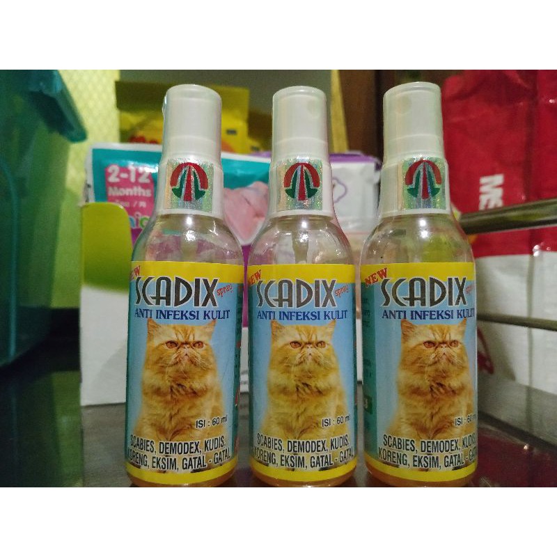 SCADIX SPRAY (Anti Infeksi kulit/jamur/kutu)